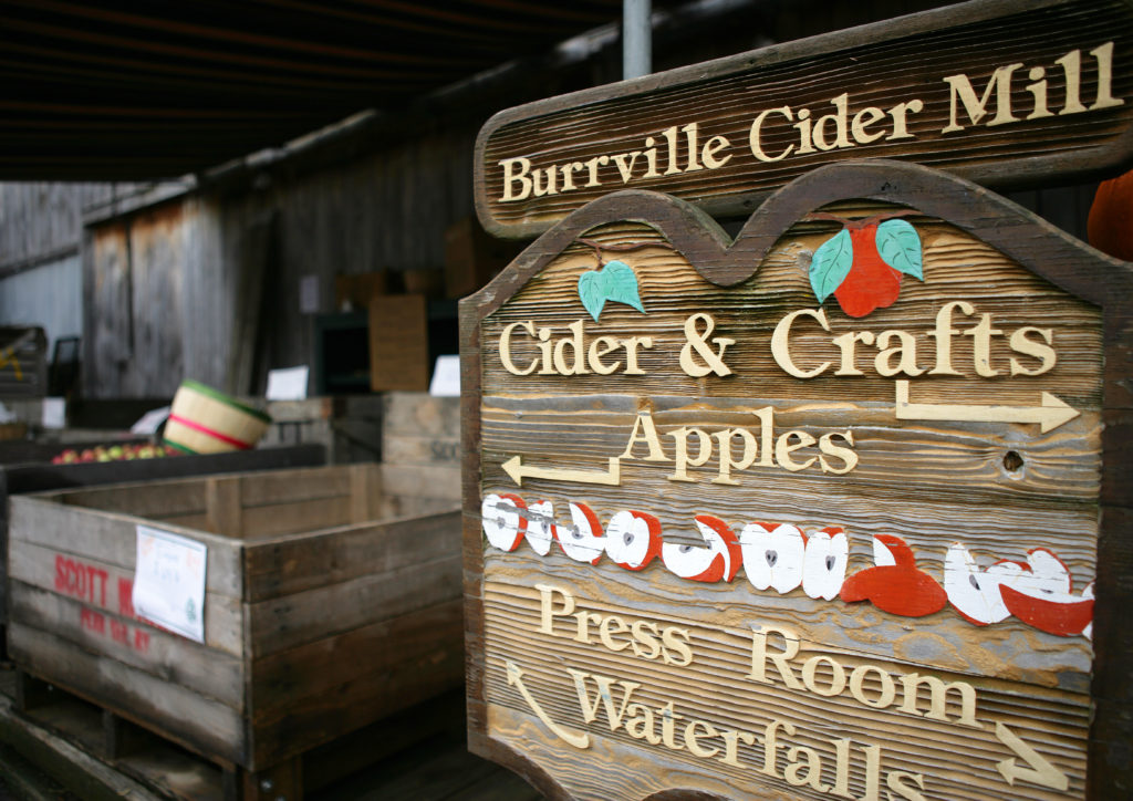 burrville cider mill sign 