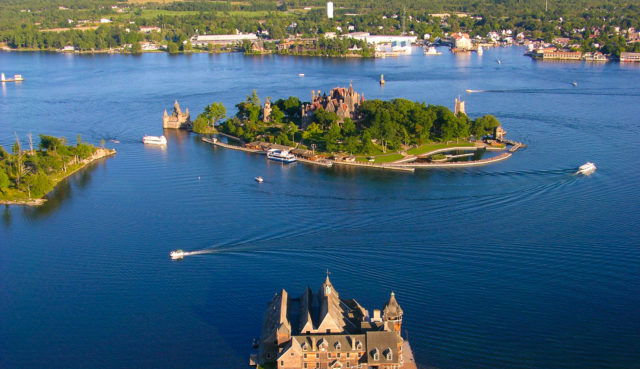 Boldt Castle and Boldt Yacht House in Alexandria Bay
