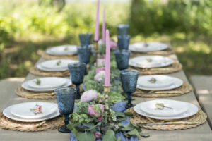 Sally Port View table setting